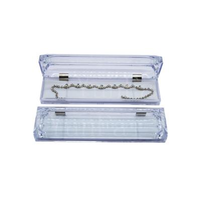 China Factory price low price acrylic jewelry box necklace jewelry box hot selling transparent gift box for wedding gift for sale