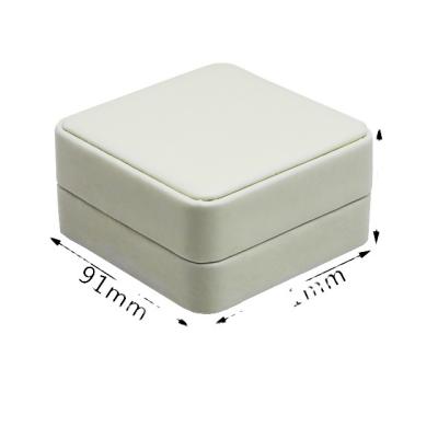 China 2021 best quality product quality PU leather box hot sale leather jewelry box packaging box for jewelry storage for sale