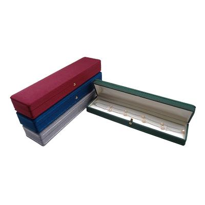 China High Quality Eco-friendly In Stock PU Leather Jewelry Box Leather Jewelry Ring Box for sale