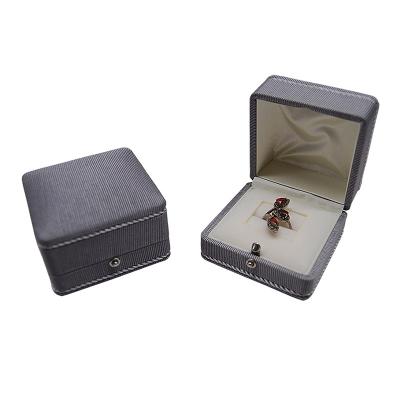 China China Eco-Friendly Manufacturer In Stock Leather Packaging Leather Storage Ring Box Box Gift for sale