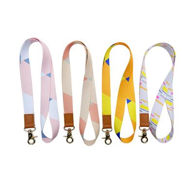 China Twill promotional manufacturers polyester gift direct sales with dog button key lanyard mobile phone lanyard for sale