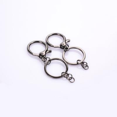 China High Quality Viable Electric Galvanized Alloy Lobster Clasp Keychain 25mm/30mm Custom Lobster Clasp for sale