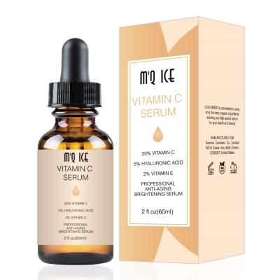 China Skin Revitalizer OEM Private Label Skin Vitamin E HA Vitamin C Face Serum Professional Anti Aging Brightening Skin Care Solution Serum for sale