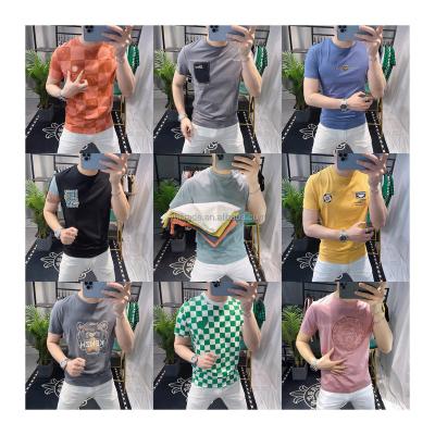 China cotton luxury new design Anti-wrinkle men's leisure T-shirt factory wholesale price for sale