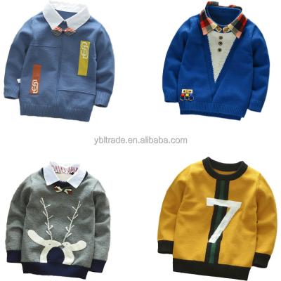 China Baby boy and girl sweater designs kids knitwear anti-shrink warm sweaters are sold at factory wholesale prices for sale