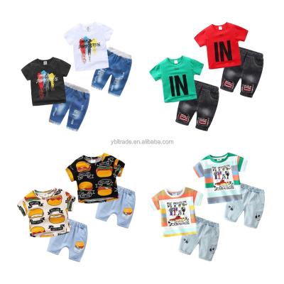 China New fashion summer boys other kids shorts set two piece sleeve factory direct wholesale price for sale