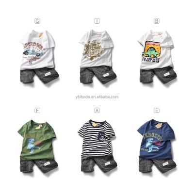 China New fashion summer boys other kids shorts set two piece sleeve factory direct wholesale price for sale