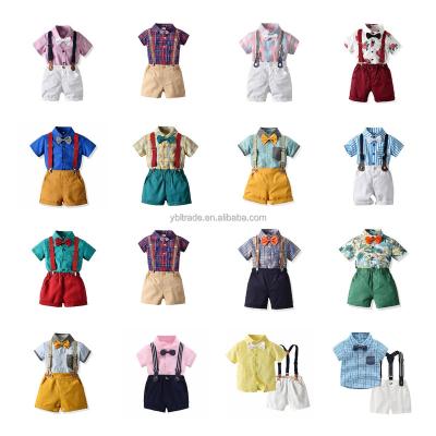 China Boys other 2023 new fashion children short sleeve leisure two-piece baby short sleeve suit wholesale for sale