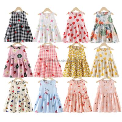 China Anti-wrinkle summer baby style clothing dress tutu skirt fashion baby soft casual dress for sale