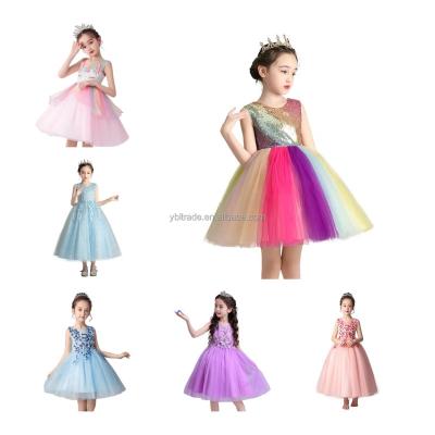 China Anti-Wrinkle Wholesale Babies' Princess Dress Gowns Dress Child Clothing Set Dress for sale