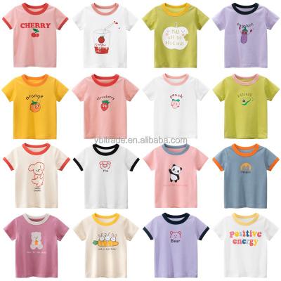 China Summer anti-shrink children's clothing boys short sleeve T-shirt girls tops children's clothing T-shirt for sale