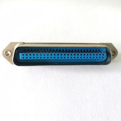 China DIP Champion 2.16mm PCB Header Straight Type Connector , 14 24 36 50 Male Socket 64 Pin Centronic PCB Connector Male Socket Vertical Type for sale