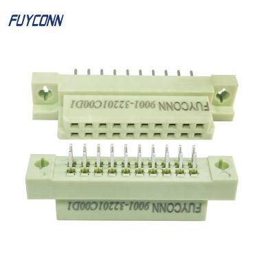 China Easy Type DIN41612 Connector, Straight 20 Pin Euro Connector PCB 2*10pin 20 Pin Female 220 PCB Connector With Vertical Lead Euro PCB Connector for sale