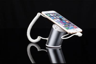 China COMER High Quality With Alarm Metal Phone Holder Mobile Phone counter Display Stand for sale