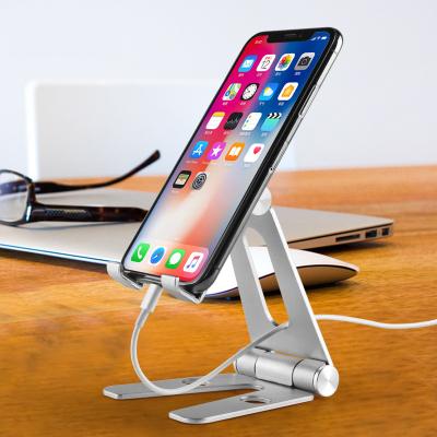 China COMER Hot sale metal multiple tabletop metal smart cell mobile phone desktop holder at home / office for sale