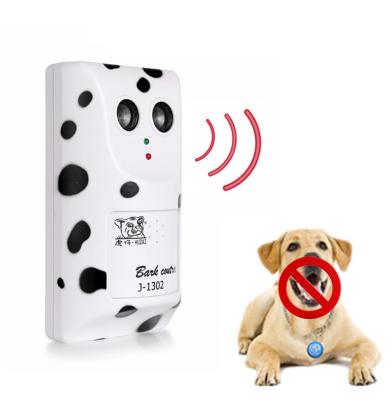 China Anti Bark Stop Bark Training Equipment Ultrasonic Viable Device Dog Humanely No Bark Muffler Control Trainer For Dogs Pet Supplies for sale