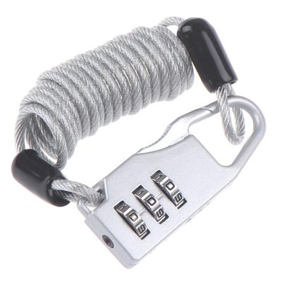 China Anti-cut ALLOY bicycle digit lock STEEL bicycle chain lock anti-cutting alloy steel motorcycle bike cable code password lock for sale