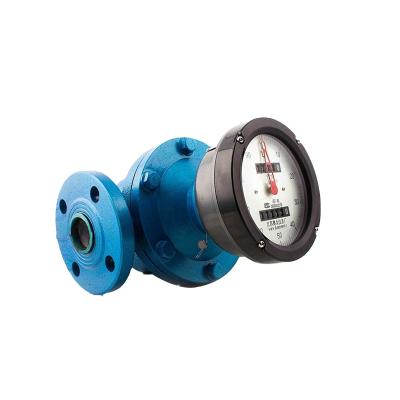 China Oval Digital Diesel Oil Flow Meter For Fuel Dispenser DN10~DN150 High Temperature Flow Meter for sale