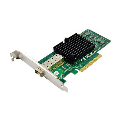 China Desktop Intel 82599 / X520 Chipset PCIe x8 1 SFP+ 10g Port Ethernet Lan Cards NIC 2 FIBER OPTIC for sale