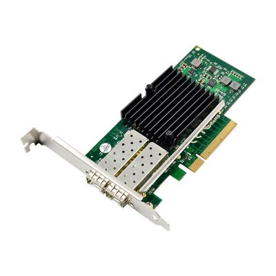 China Desktop Intel 82599 / X520 Chipset PCIe x8 SFP+ 10g Dual Port Ethernet Lan Cards NIC 2 FIBER OPTIC for sale