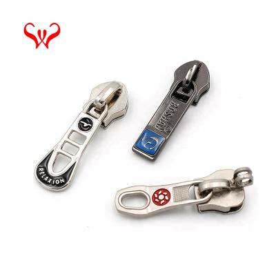 China Professional Nickel Free Factory Manufacturing Wholesale Custom Metal Zipper Runner Custom Or Vacuum Zipper Pull for sale