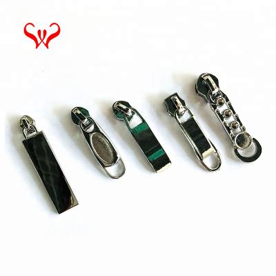 China New hot sale nickel free round shape plastic zipper pulls with runner for sale