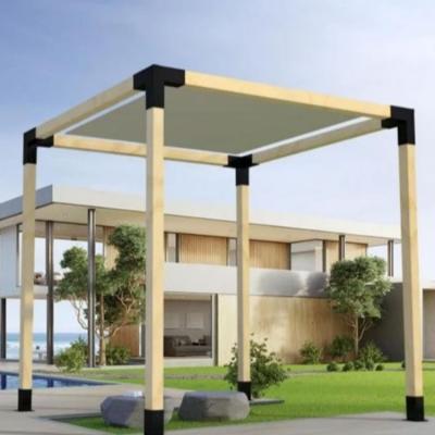 China New Design Modern Outdoor Pergola Kit Material Easily Assembled Aluminum Profile Brackets for sale