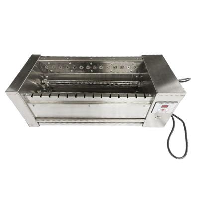 China Easily Assembled Automatic Rotisserie Chicken Corn Chicken Wings Rotary Barbecue Grill Machine for sale