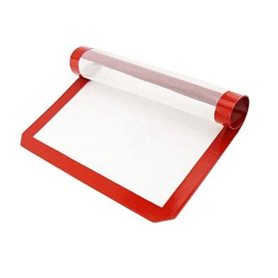 China Sustainable Bread Baking Pastry Tools Food Grade High Temperature Resistance Silicone Baking Mat for sale