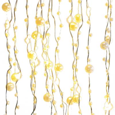 China Outdoor Edison 10FT LED White Pearl String String Lights for Christmas Decoration for sale