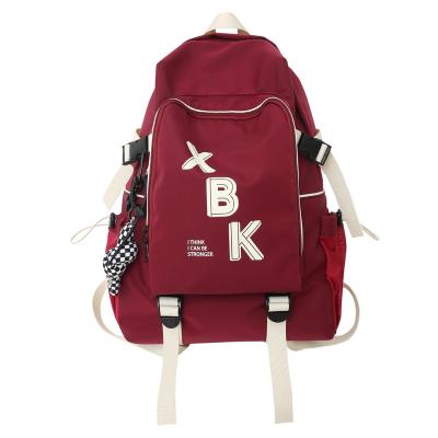 China Anti-theft shopping backpack fashion trend fashion backpack large capacity students high school distance travel short backpack for sale