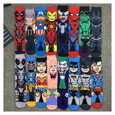 China Men Breathable Anime Tube Sokkies Meias Funny Cartoon Skarpetki Loading Socks Corap Socks Calcetas Hombre Calcetines for sale