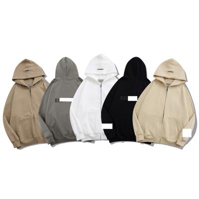 China 2022new high street fear of God Bases Fog Logo Reflective Letters Loose Fashion Hoodies Anti-wrinkle two-line sweater coat for sale