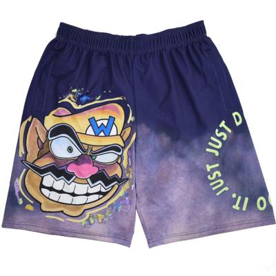 China High quality QUICK DRY summer shorts men's cotton street shorts men's cartoon shorts for sale