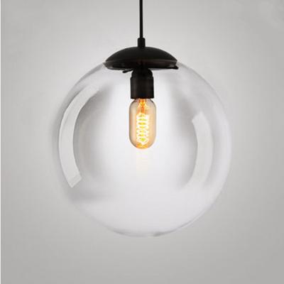 China Living Room Home Decor Lighting LED Globe Pendant Lamp Modern Glass Chandelier for sale