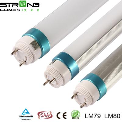 Chine commercial lighting 130lm/W t8 led tube light 1200mm 18w with rotating G13 mount internal driver à vendre