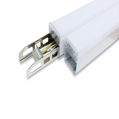 Chine Aluminum led linear trunking light linkable without space 5years warranty lifetime sapn 70000hours à vendre