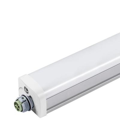 Chine Warehouse IP65 160lm/w Tri-Proof Light 50w 8000lm 1-10v Dimmable TDC Adjustable à vendre