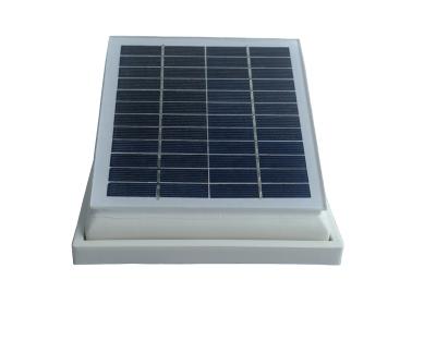 China Building Material Shops 2.5W Solar Wall Ventilation Fan For Motorhomes, Pet House, Greenhouse Etc. for sale