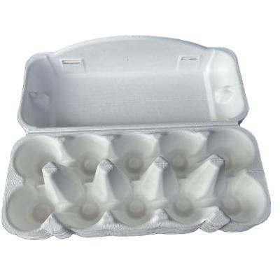 China Food Paper Pulp Egg Carton Pulp Fiber Eggs Tray Molded Paper Pulp Packaging Biodegradable Tray for sale