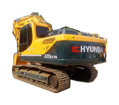 China Used Good Quality Original Paint 20 TON Korea Brand EPA Engine Hydraulic Excavator Hyundai 220LC-9S for sale 1.2MÂ³ for sale