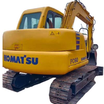 China Good Condition Hot Selling used digger komatsu pc 60 used excavator komatsu pc60 0.1mÂ³ for sale