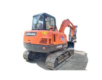 China Used Good Quality Original Paint Korea Brand EPA Engine Hydraulic Excavator Doosan DH55 for sale 0.35mÂ³ for sale