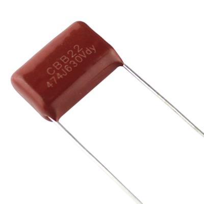 China CBB Automotive High Voltage Film Capacitor 104J 154J 224J 334J 394J 474J 564J 684J 824J Polypropylene Film Variable Capacitor for sale