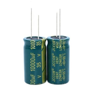 China 10000 uF 35v High Voltage 18x35 Automotive Variable Super Capacitors for sale