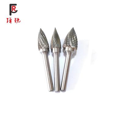 China Solid Tungsten Carbide Burr Tool Single/Double Cut Carbide Rotary Files Rotary Burrs SG06-16mm Shape G; Pointed Tree for sale