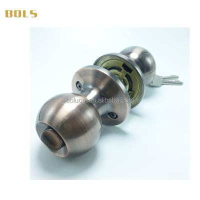 China Dormitory standby door handle reed lockset for sale