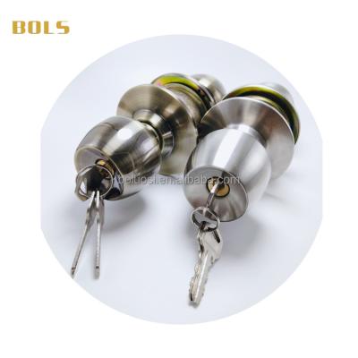 China Dorm Round Knob Door Lock With Keys for sale