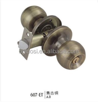 China American Tubular Knob Lock 607 With White Painting Color 607W for sale