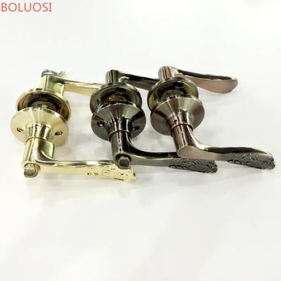 China Entrance lock body, keys, handle. lockset parts and iron handle front plate, aluminum handle door lock for sale